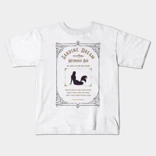 Maya Hawke's Mermaid Bar Song - Sardine Dream Kids T-Shirt